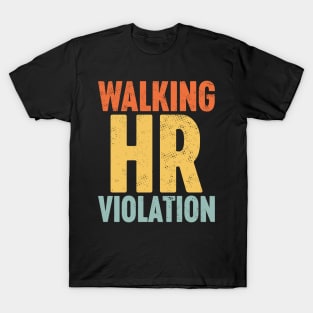 Walking HR Violation Sunset T-Shirt